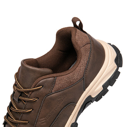 Waterproof Leather Men's Casual Running Shoes