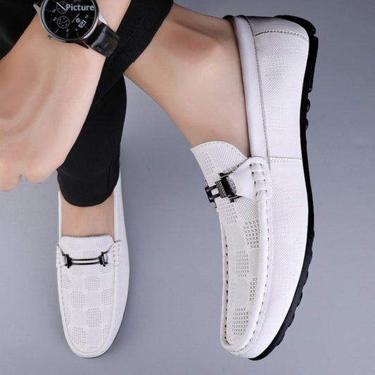 Business Casual Leather Shoes with Soft Bottom