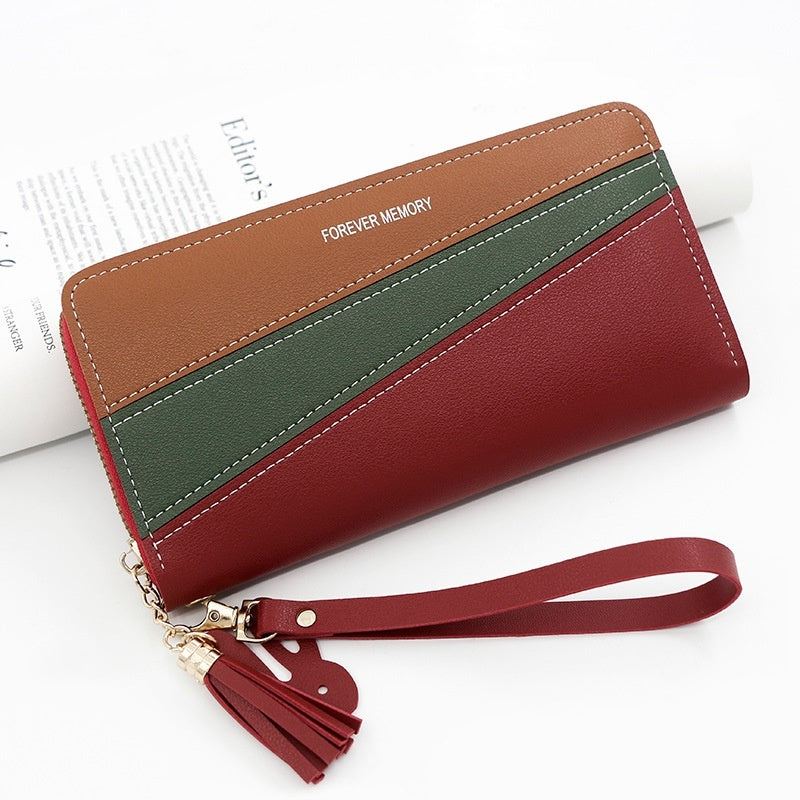 Simple Long Fashion Coin Purse Handbag