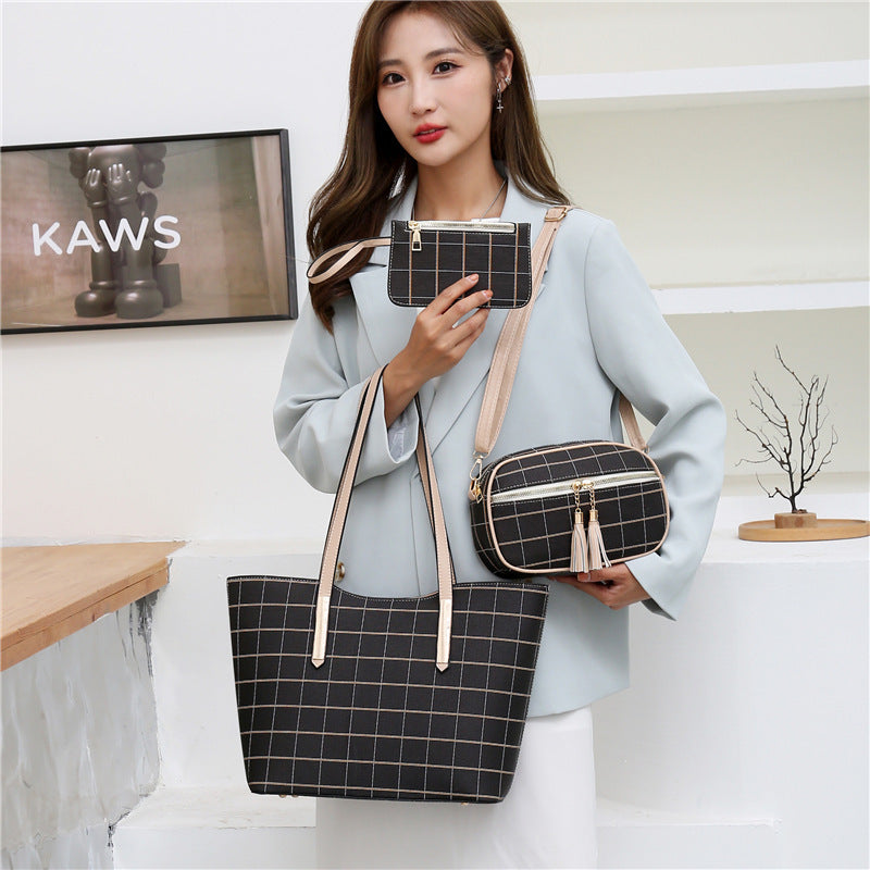 Korean Fashion Four-piece Shoulder Crossbody Bag Set