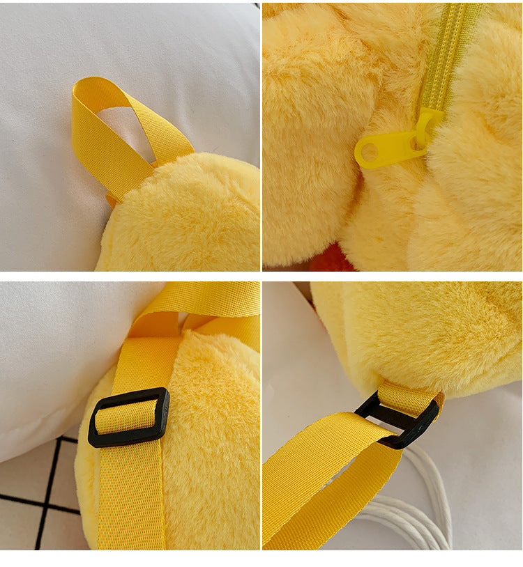 Yellow Duck Plush Children's Backpack