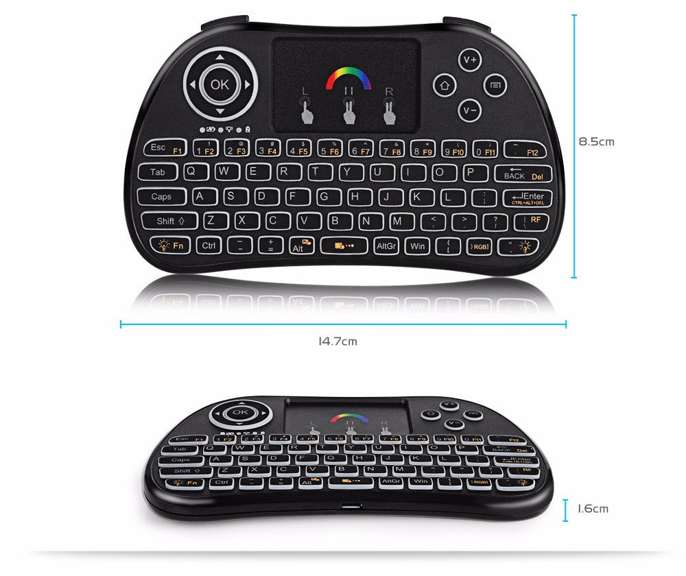 H9 Wireless Backlit Touch Keyboard