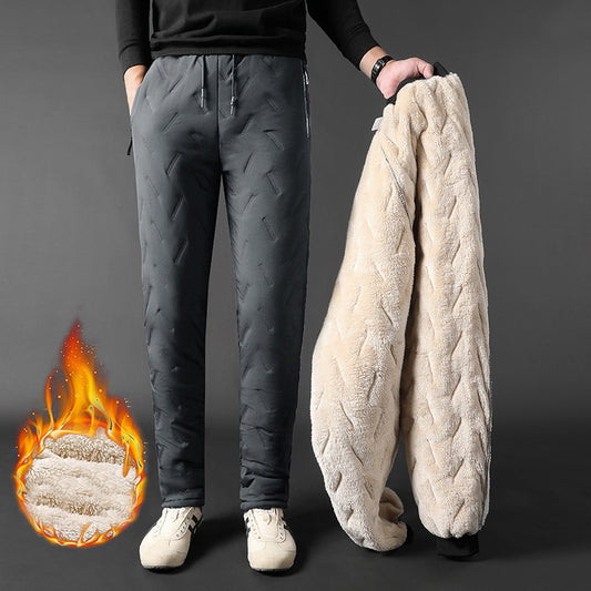 Men's Fleece-Lined Winter Joggers