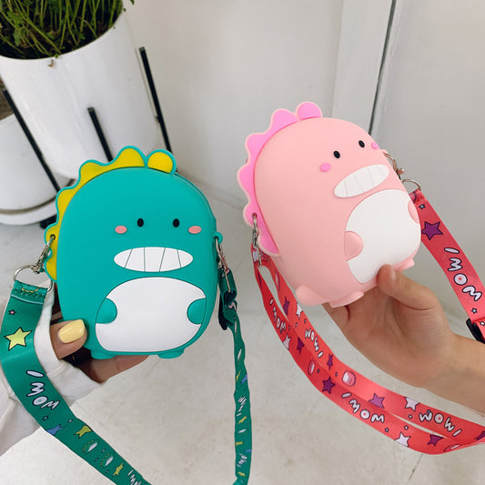 Silicone Small Bag Cartoon Dinosaur Shoulder Bag