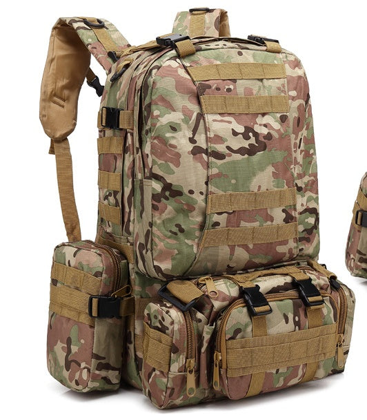 Men's Tactical Camouflage Travel Backpack – Large Oxford Outdoor Bag