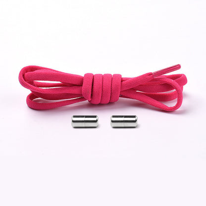 No Tie Elastic Shoelaces with Metal Lock