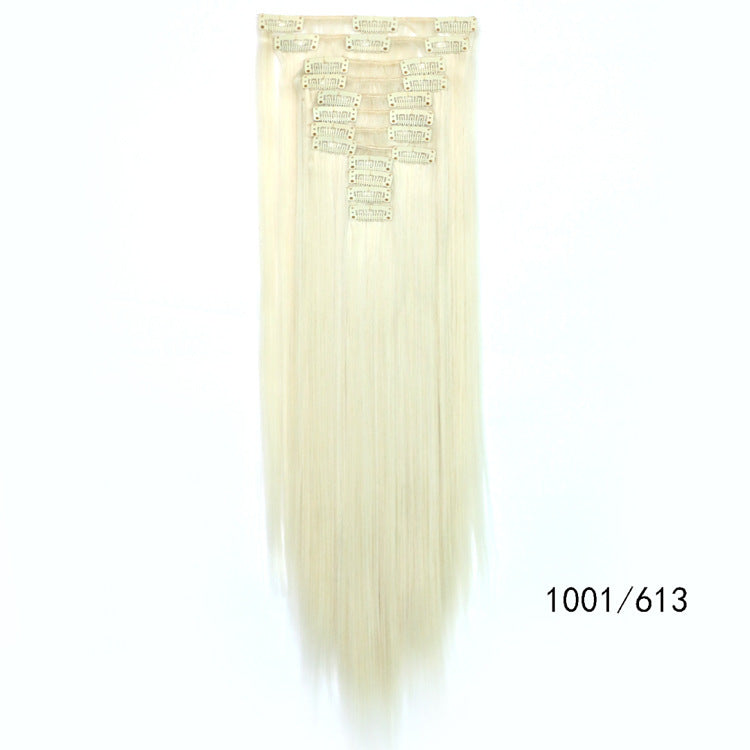 Straight Hair Wig Clip Hair Extension Piece