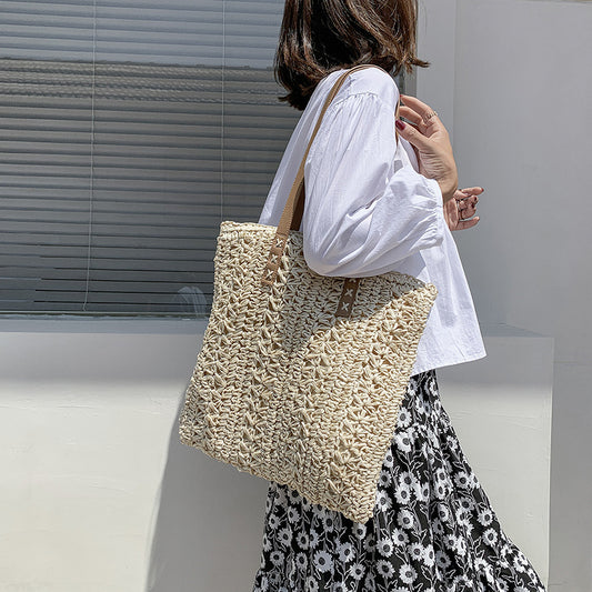 Summer Beach Straw Woven Crossbody Bag