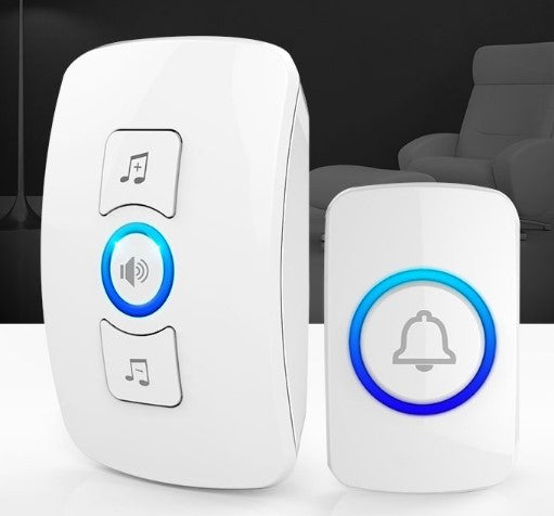 Wireless Home Doorbell with Remote AC Control for Seniors