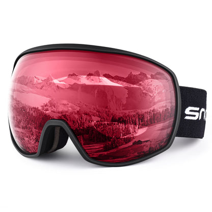 Anti-Fog Double-Layer Ski Goggles