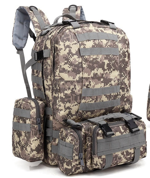 Men's Tactical Camouflage Travel Backpack – Large Oxford Outdoor Bag