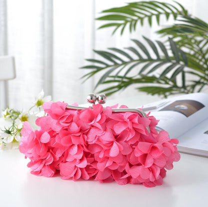 Floral Bridal Evening Clutch