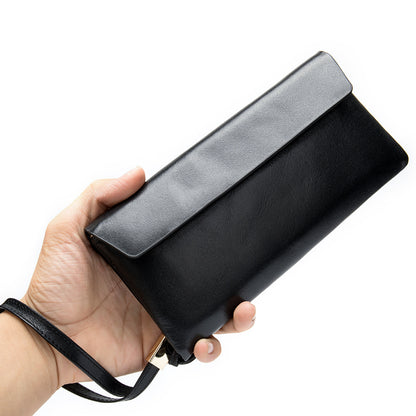 Korean Style Soft Leather Mid-length Wallet