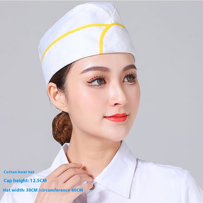 Cotton Hat Restaurant Canteen Chef Work Hat