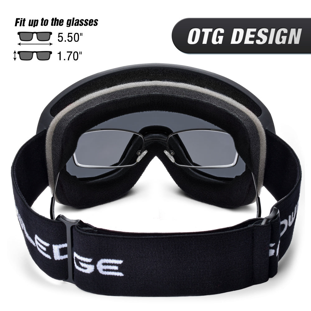 Anti-Fog Double-Layer Ski Goggles