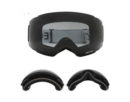 Spherical Ski Glasses with Magnet