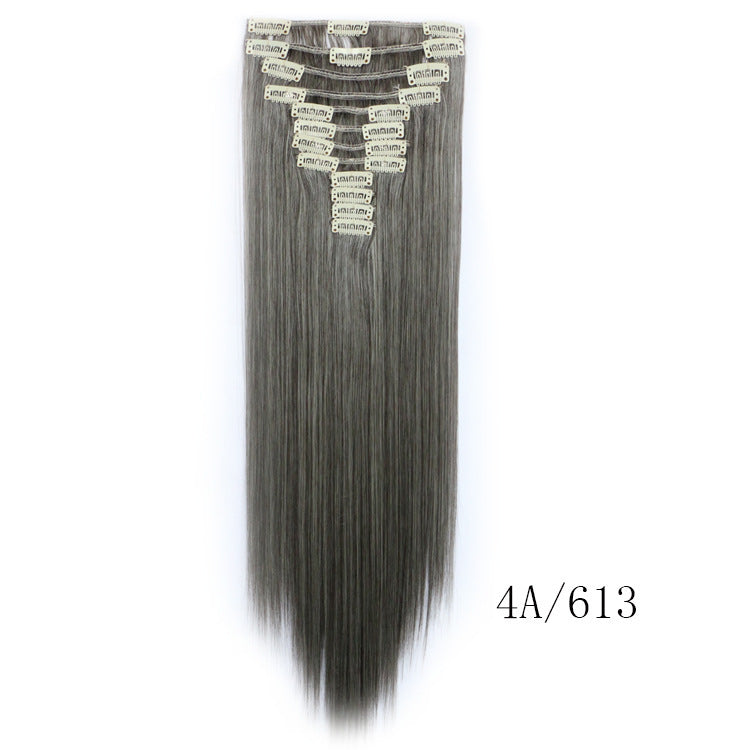 Straight Hair Wig Clip Hair Extension Piece