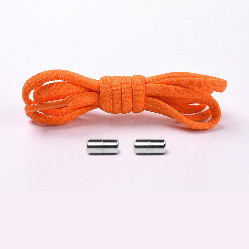 No Tie Elastic Shoelaces with Metal Lock