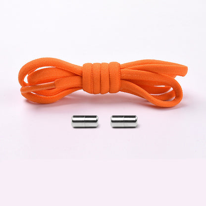 No Tie Elastic Shoelaces with Metal Lock