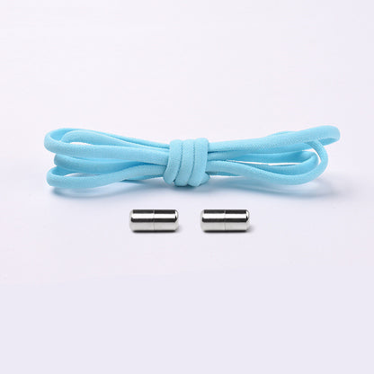 No Tie Elastic Shoelaces with Metal Lock