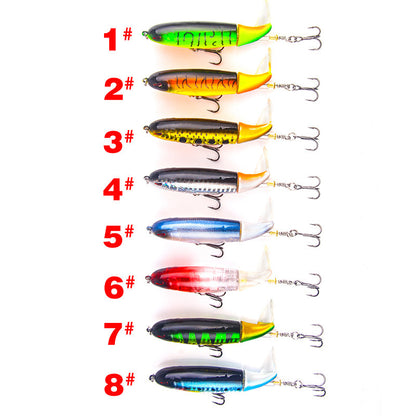 Road Sub-bait Propeller Tractor Hard Bait Floating Water Pencil Lure Bait