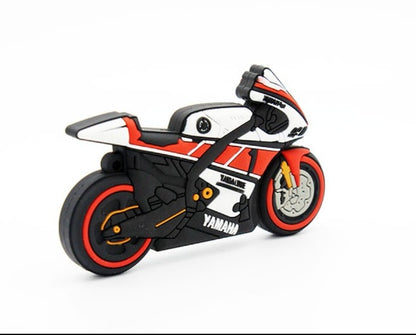 Cartoon USB Drive: Motorcycle Design