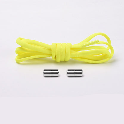 No Tie Elastic Shoelaces with Metal Lock