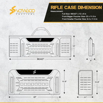 VOTAGOO DualGuard Rifle Case