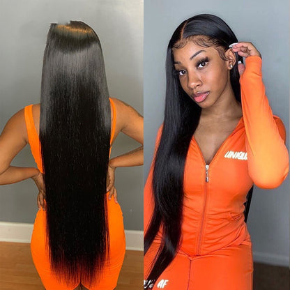 Long Straight Synthetic Hair Wig - Europe/US Style