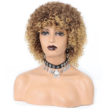 European & American Fashion Curly Ladies Wig