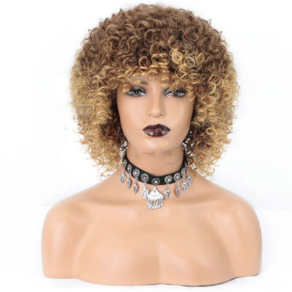 European & American Fashion Curly Ladies Wig