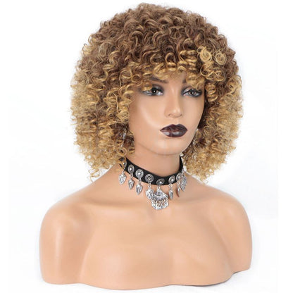 European & American Fashion Curly Ladies Wig