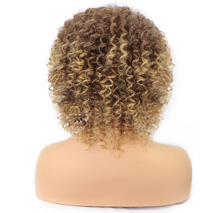 European & American Fashion Curly Ladies Wig