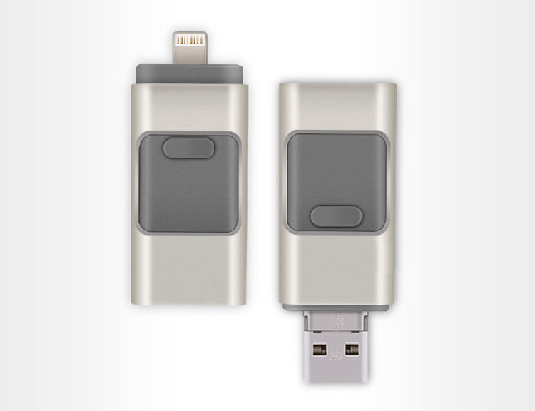 3-in-1 OTG USB Flash Drive for Apple, Android, and Computers