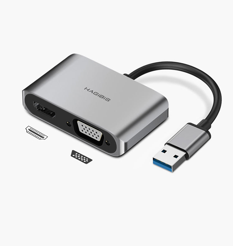 USB 3.0 to HDMI/VGA Adapter: Multi-Display Converter