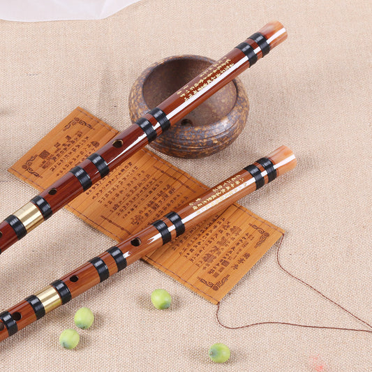 High Quality Bamboo Flute - Professional Chinese Dizi in C/D/E/F/G Key, 5 Colors