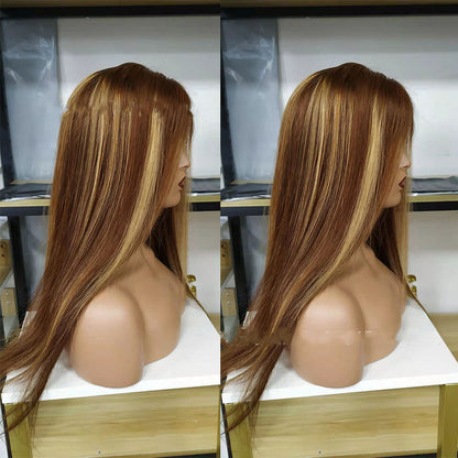 Brazilian Real Hair Wig Piano Color P4.27