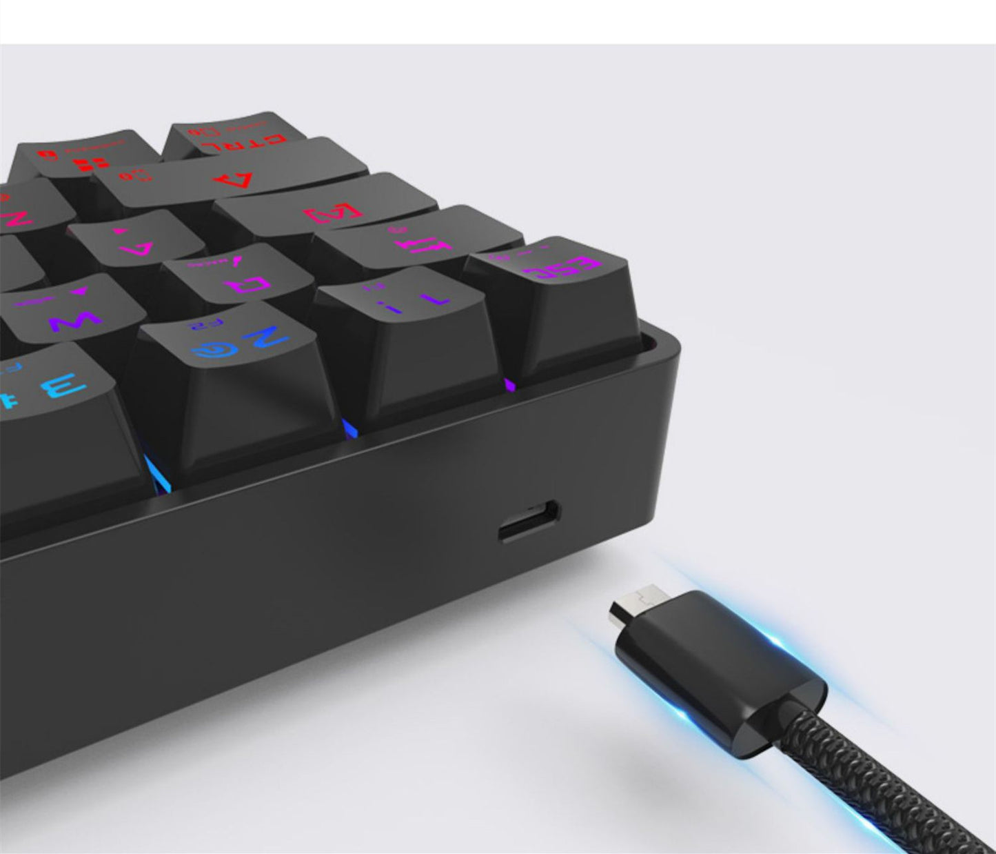 Bluetooth Mechanical Keyboard, Dual Charging