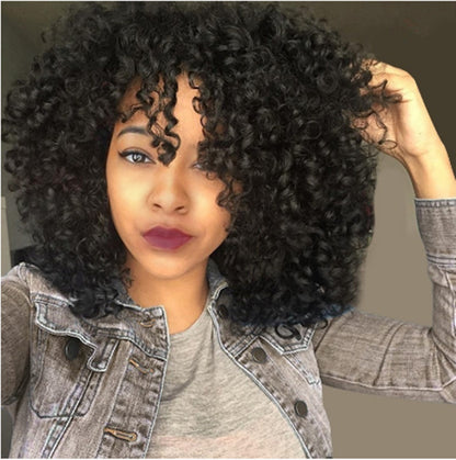 European And American Wigs African Curly Hair