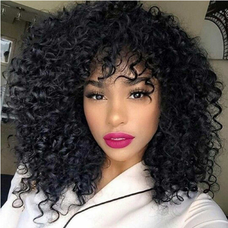 European And American Wigs African Curly Hair