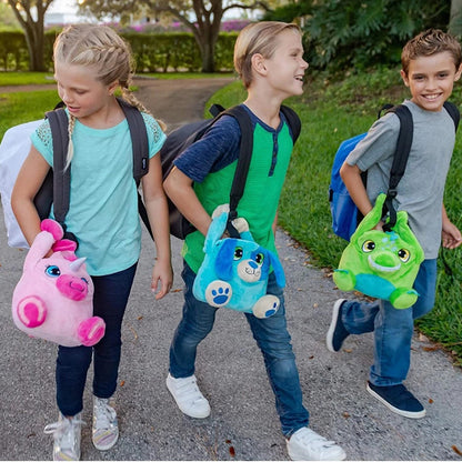 Plush Animal Lunch Bag with Insulation