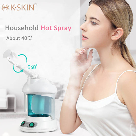 Portable Ozone Facial Steamer & Aroma Spa Device