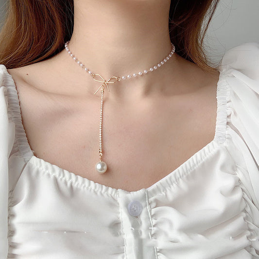 Fashionable Pearl Necklace