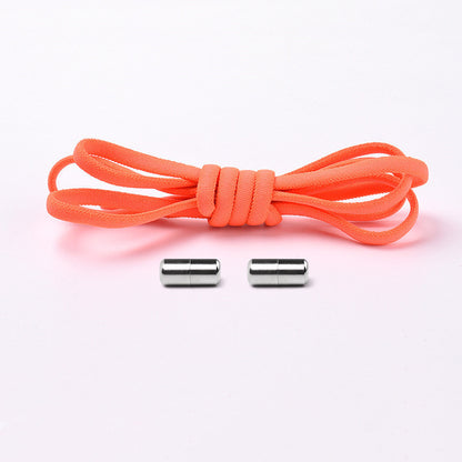 No Tie Elastic Shoelaces with Metal Lock