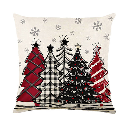 Christmas Cushion Cover, 2024 Decor, New Year Gift