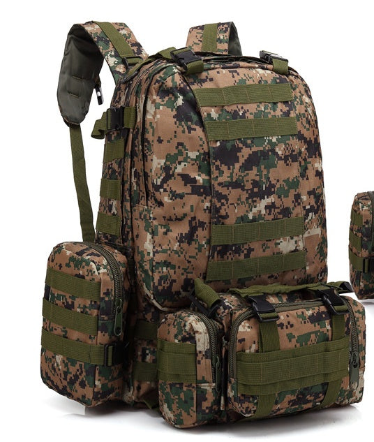 Men's Tactical Camouflage Travel Backpack – Large Oxford Outdoor Bag