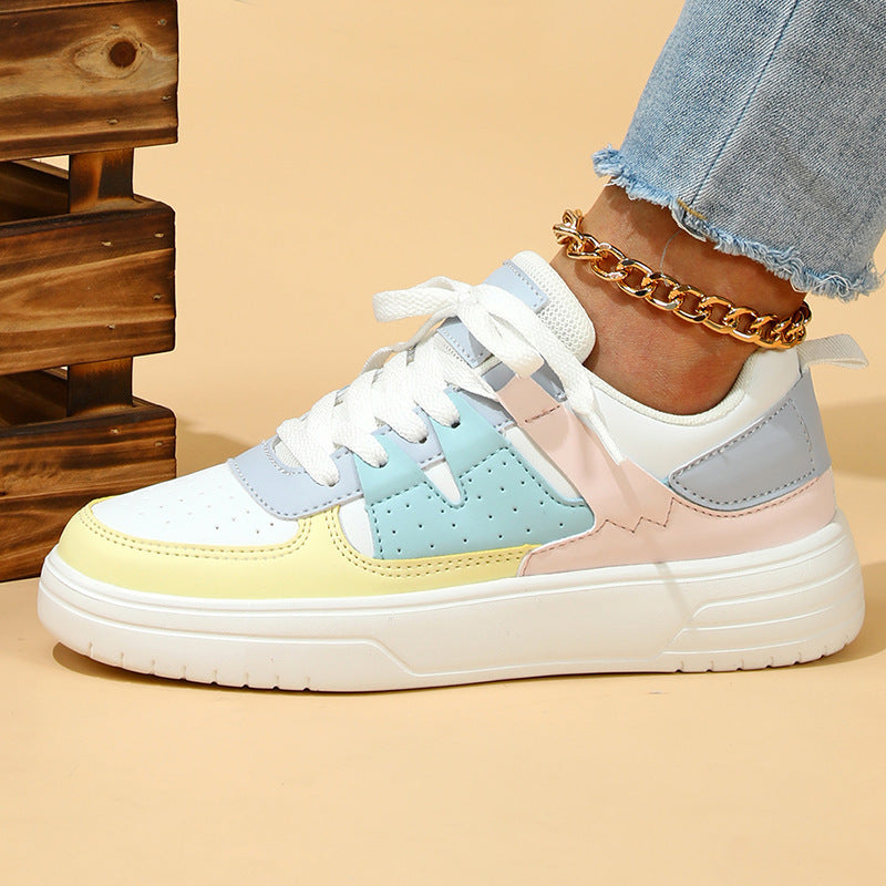 Platform Lace-up Casual Sneakers