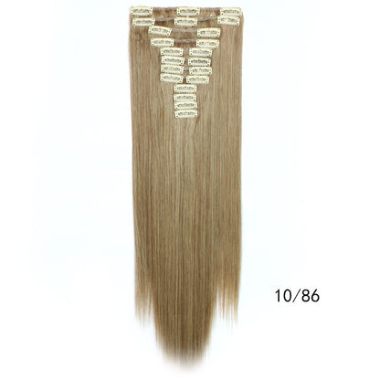 Straight Hair Wig Clip Hair Extension Piece