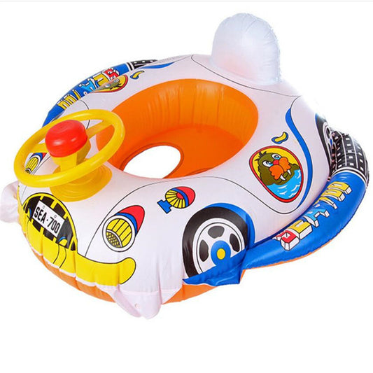 Baby Swim Seat Float with Cartoon Design