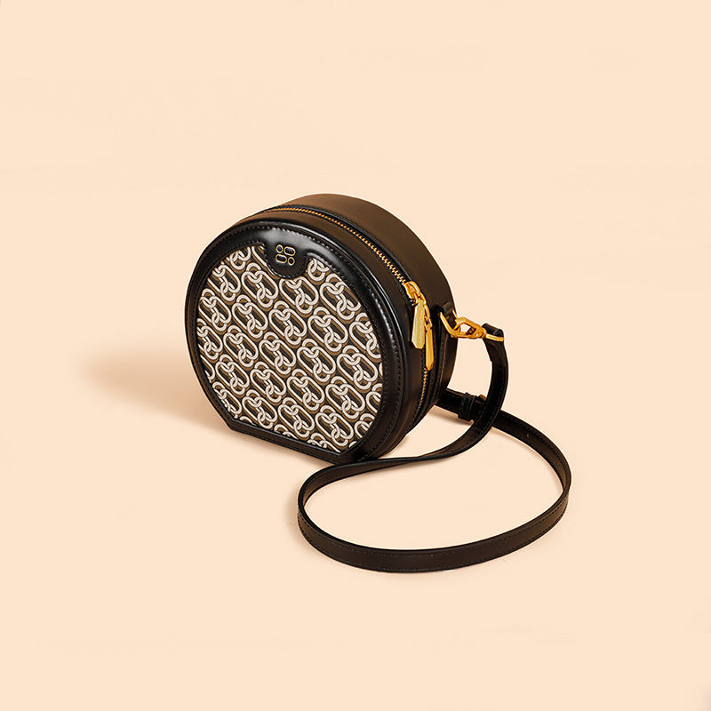 Korean Style Round Niche Phone Crossbody Bag